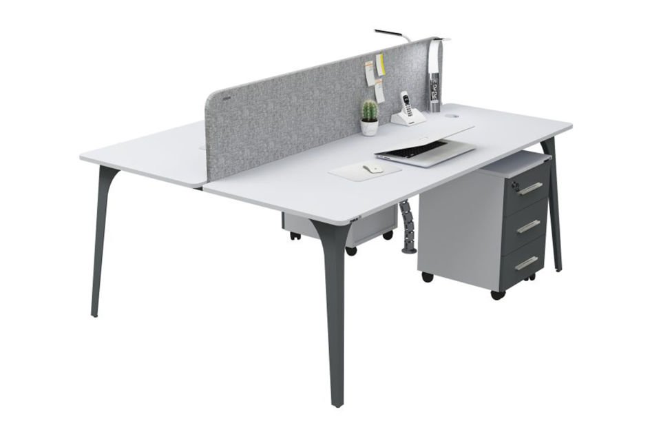 Lavisa İkili Workstation Kumaş Seperatör 140
