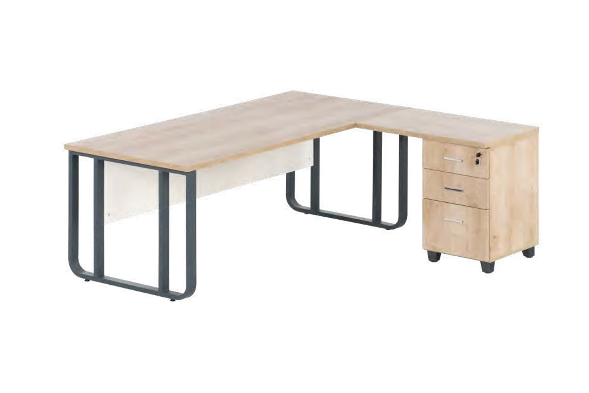 Quartz Ps Sağ Etajerli Masa 160