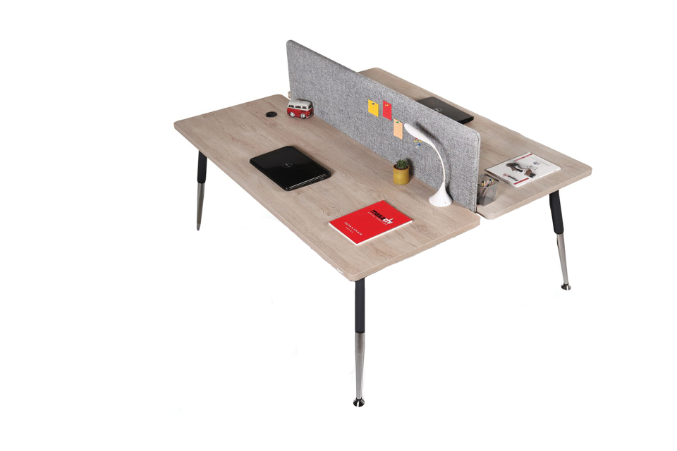 Valencia İkili Workstation Kumaş Seperatör 180