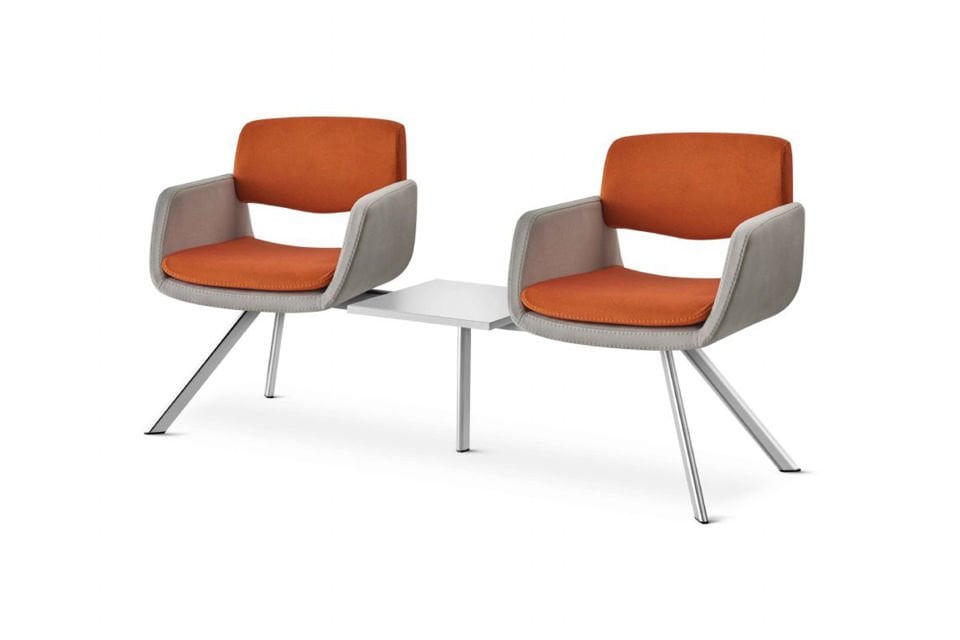 Bekleme Koltuğu RD 5050 İkili Sehpalı Bekleme Koltuğu