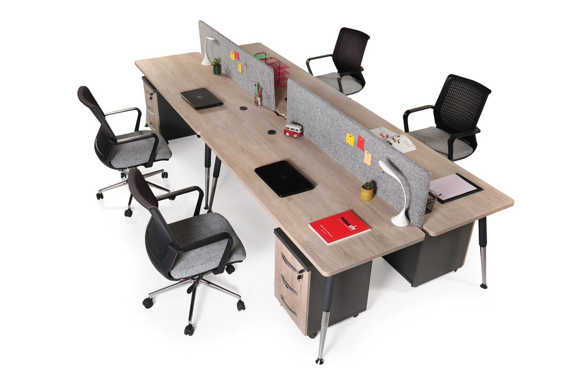 Valencia  Dörtlü Workstation