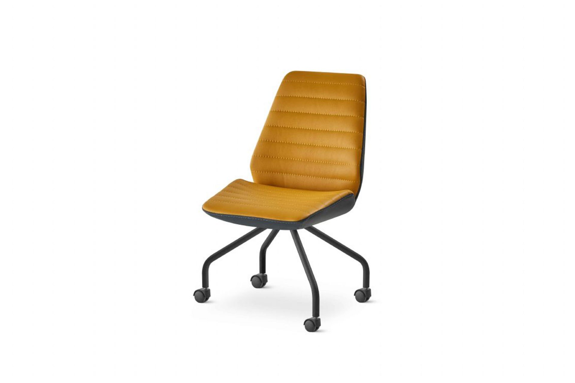Sandalye 5020 S Kromaj Ayaklı Siyah Boyalı Sandalye S-01