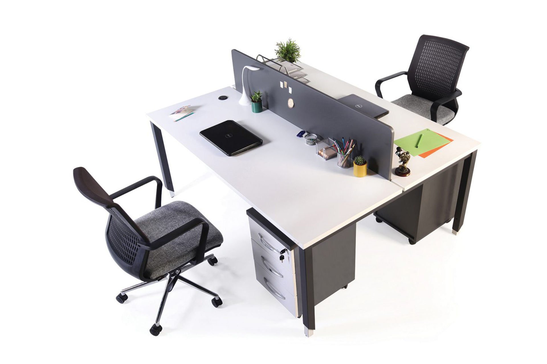 Mindy İkili Workstation Melamin Seperatör 160
