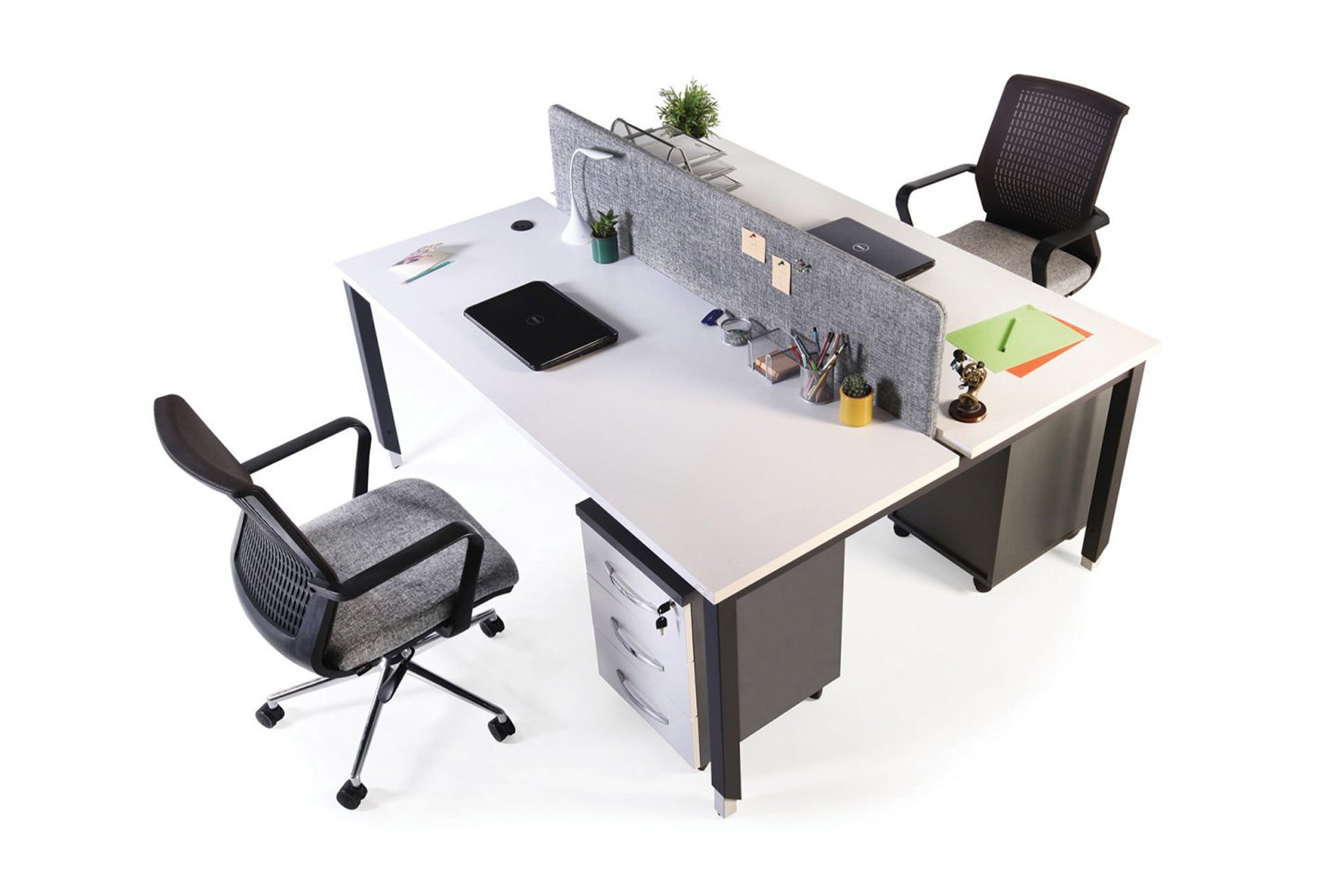 Mindy İkili Workstation Kumaş Seperatör 180